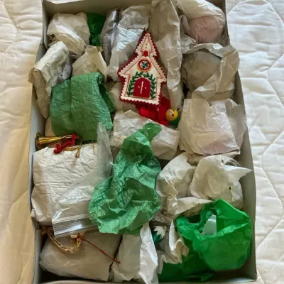 Mystery Box Of Christmas Ornaments