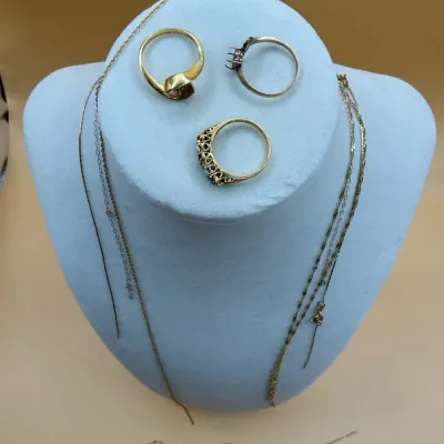 Broken/Scrap Fine Jewelry Rings and Chains