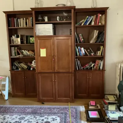 Solid Wood Entertainment Center  