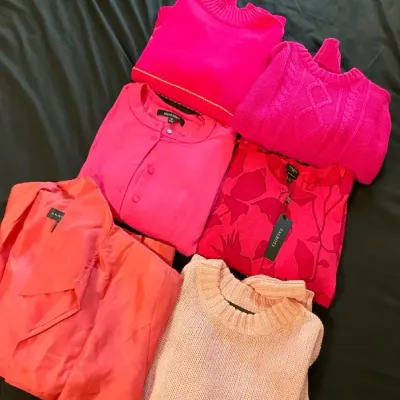 Pink Lover Clothing Lot - 6 Pieces