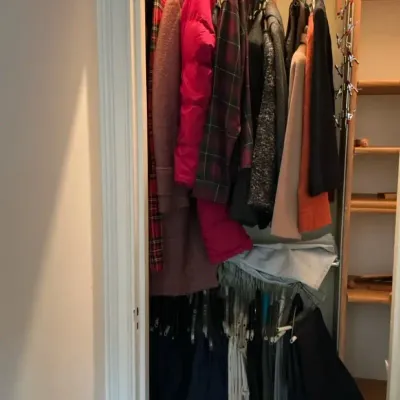 Mystery Lot Contents Of Closet - Jackets And Pants