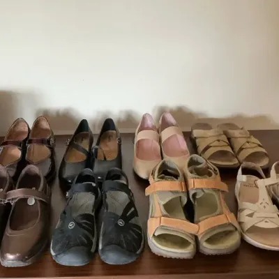 8 Pairs Of Shoes - sizes 7.5, 8, 8.5