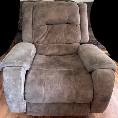American Furniture Sueded Fabric Recliner
