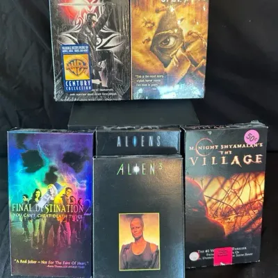 Horror & Sci-Fi VHS Movie Collection - 6 Tapes