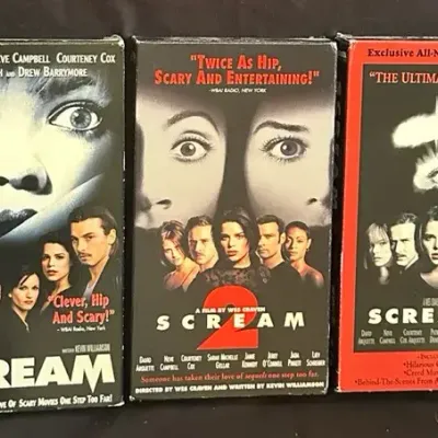 Scream Trilogy VHS Collection - Scream 1, 2 & 3