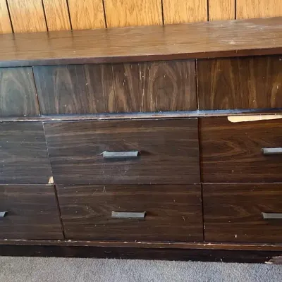 Vintage Bassett Mid-Century Modern 6-Drawer Dresser