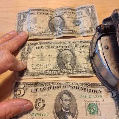 Vintage U.S. Paper Currency – Silver Certificates & $5 Note