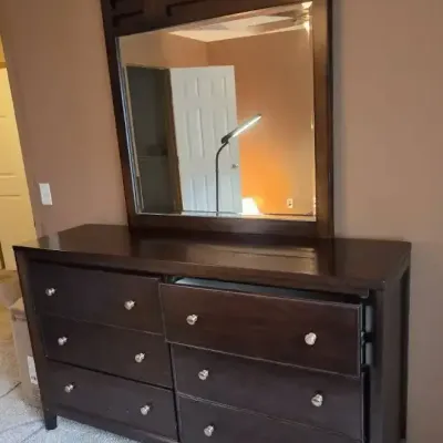 Aspenhome 6-Drawer Dresser with Mirror 