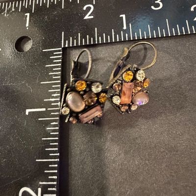 Vintage style statement earrings