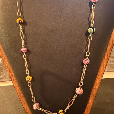 Vintage style art deco necklace