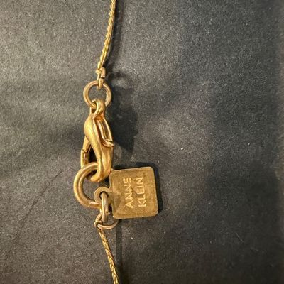Anne Klein vintage gold tone necklace