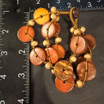 Vintage double layer button bracelet