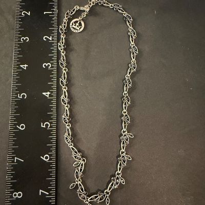 Trifari vintage silver tone necklace