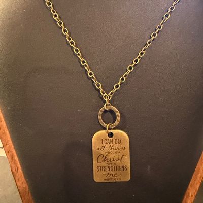 Paparazzi gold tone necklace and earring set