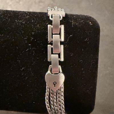 Vintage silver tone bracelet