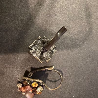Vintage style statement earrings