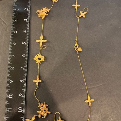 Anne Klein vintage gold tone necklace