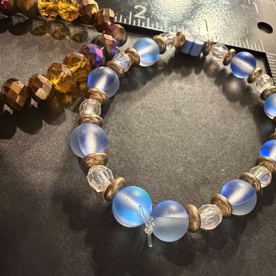 Beaded stretch bracelets