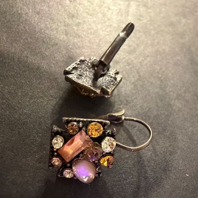 Vintage style statement earrings