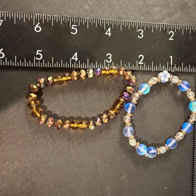 Beaded stretch bracelets