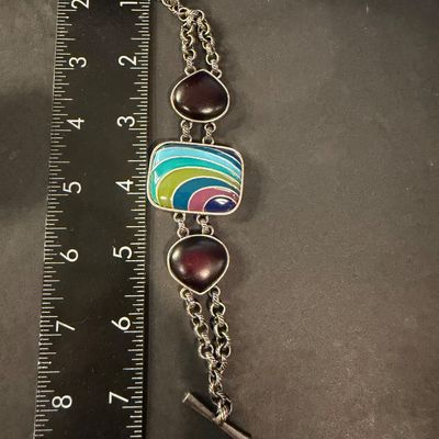 Beautiful vintage style statement bracelet colorful