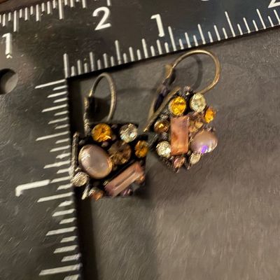 Vintage style statement earrings