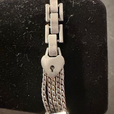 Vintage silver tone bracelet