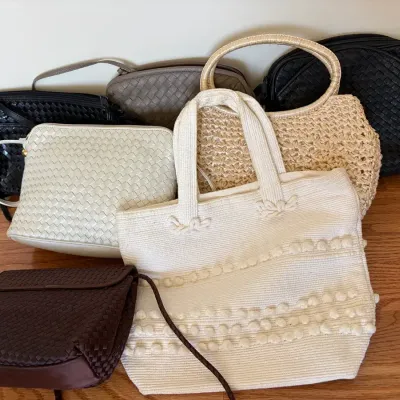 Handbags and Clutches, Including Velvet and Brocade Styles