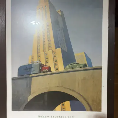 Robert LaDuke ‘Scraper’ Framed Art Print