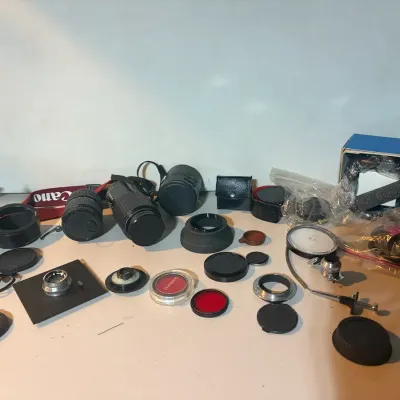 Camera Lenses and Accessories, Including Canon and Tokina