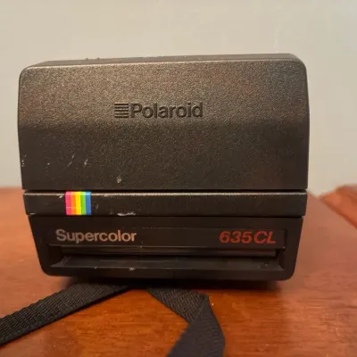 Polaroid Supercolor 635 CL Instant Film Camera with Strap