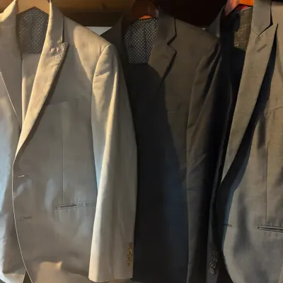 Men’s Suits by Tallia and Other Makers in Assorted Colors
