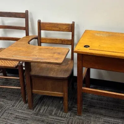 Vintage School Desks