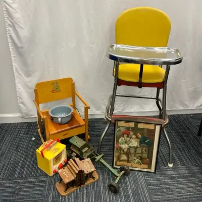 Vintage Doll Furniture + More