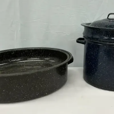 Graniteware Steamer + Roaster