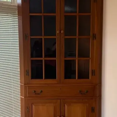 Wood Corner Cabinet