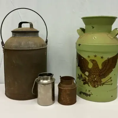 Milk Cans + Pails