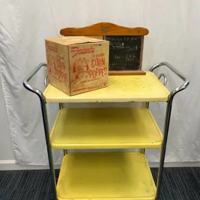 Vintage Metal Cart + More