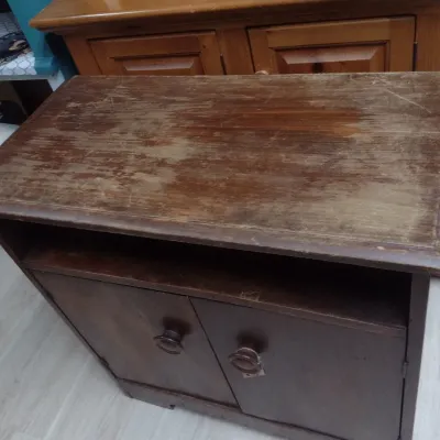 Double Door Media Stand (#10)