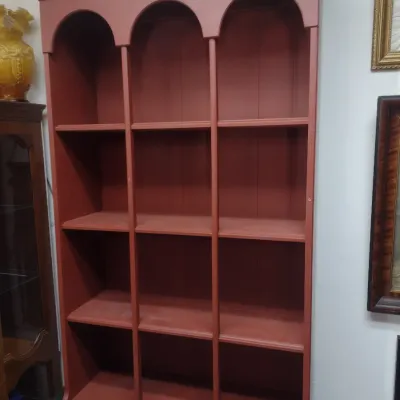 Sale Photo Thumbnail #310: Vintage Solid Wood Open Compartment Display Cabinet (#41)