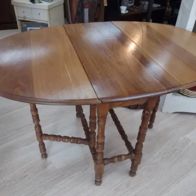 Sale Photo Thumbnail #461: Vintage Gateleg Drop Leaf Table (#61)
