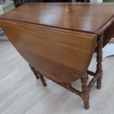 Sale Photo Thumbnail #459: Vintage Gateleg Drop Leaf Table (#61)