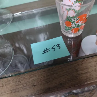 Sale Photo Thumbnail #405: Large Open Shelf Display Cabinet Choice B (#53)