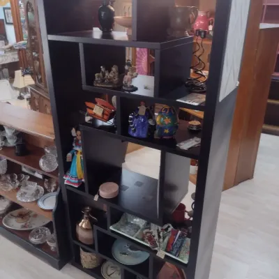 Sale Photo Thumbnail #361: Black Open Compartment Geometric Cubby Display Stand (#48)