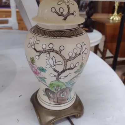 Sale Photo Thumbnail #633: Set of Three Table Lamps Various Designs with Shades (#88)