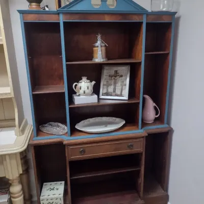 Vintage Solid Wood Multi-Space Display Hutch (#8)