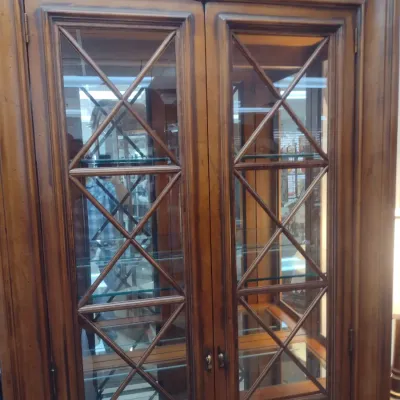 Sale Photo Thumbnail #468: Contemporary Double Glass Door Curio Cabinet (#62)