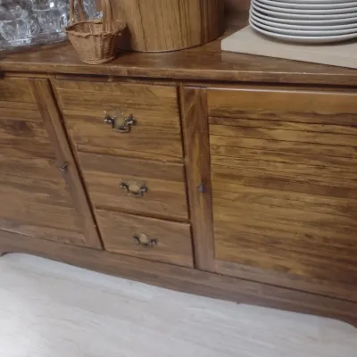 French Country Two-Piece China Hutch Buffet (#4)