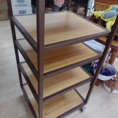 Sale Photo Thumbnail #476: Multi-Shelf Mobile Display Stand (#63)