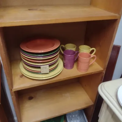 Solid Wood Multi-Shelf Display Stand (#1)